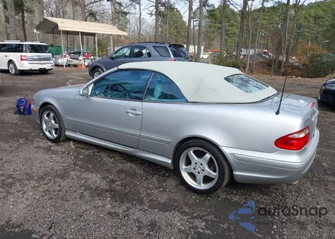 2003 Mercedes-Benz Clk 430 z USA, uszkodzony, nr VIN WDBLK70G33T143071